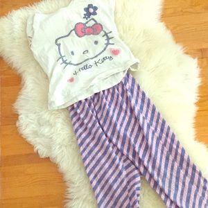 Hello kitty pj set